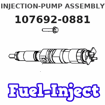 107692-0881 INJECTION-PUMP ASSEMBLY 