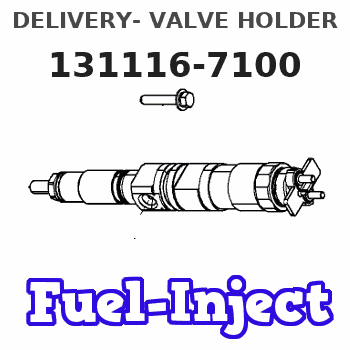 131116-7100 DELIVERY- VALVE HOLDER 