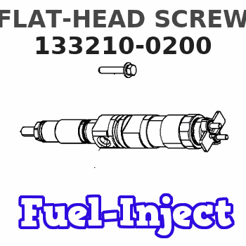 133210-0200 FLAT-HEAD SCREW 