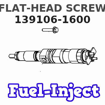 139106-1600 FLAT-HEAD SCREW 