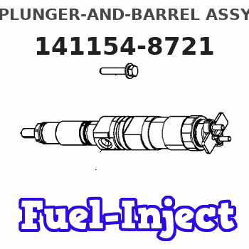 141154-8721 PLUNGER-AND-BARREL ASSY 