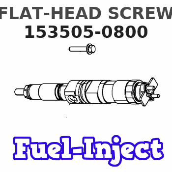 153505-0800 FLAT-HEAD SCREW 