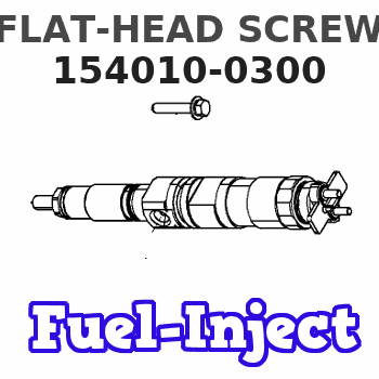 154010-0300 FLAT-HEAD SCREW 