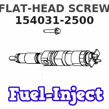 154031-2500 FLAT-HEAD SCREW 