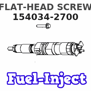 154034-2700 FLAT-HEAD SCREW 