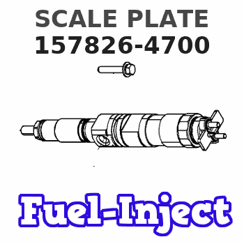 157826-4700 SCALE PLATE 