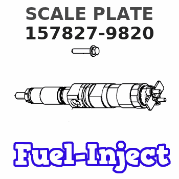 157827-9820 SCALE PLATE 