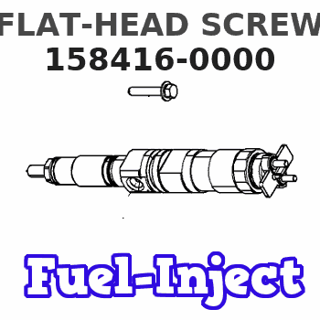 158416-0000 FLAT-HEAD SCREW 