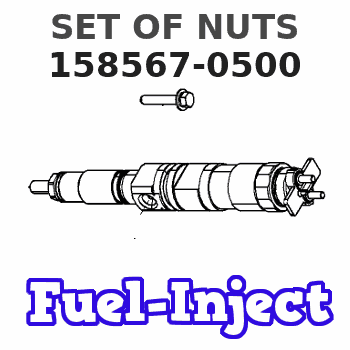 158567-0500 SET OF NUTS 