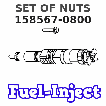 158567-0800 SET OF NUTS 