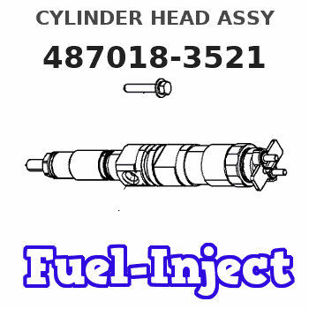 487018-3521 CYLINDER HEAD ASSY 